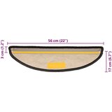  Ljepljivi tepisi za stepenice 30 kom 56x17x3 cm antracit | shoptok.hr