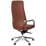 MID.YOU Vrtljivi Stol Velvet, Rjava | Shoptok.si