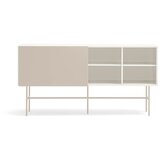 Teulat Bež/krem niska komoda s kliznim vratima 180x91 cm Nube – | shoptok.hr