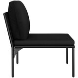  3-dijelna vrtna garnitura s jastucima crna PVC | shoptok.hr