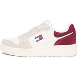 Tommy Jeans Nizke superge 'TJW RETRO BASKET SNEAKER' bež / ecru / mornarska / bordo | Shoptok.si