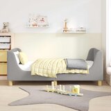  za djecu s uzglavljem Svjetlosiva 80x160 cm Bouclé | shoptok.hr