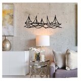 Opviq Zidna dekoracija Ships In Water, 68x24 cm, 1.2mm, Crna | Eponuda.com