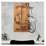 Wallity zidna dekoracija Nostalgic Scooter, 44x59,5cm, Hrast | ePonuda.com