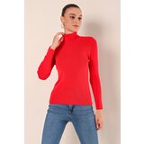 Bigdart 15825 Turtleneck Knitwear Sweater - Red Cene