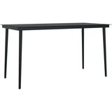  7-dijelni vrtni blagovaonski set s jastucima sivo-crni | shoptok.hr