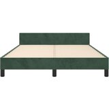  Za krevet s uzglavljem tamnozeleni 140x190 cm baršunasti | shoptok.hr
