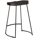  Barski stolci 2 kom crni 45x40x62 cm masivnog drva manga | shoptok.hr