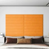  Zidne ploče od tkanine 12 kom svjetložute 90x15 cm 1 62 m²