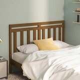  Uzglavlje za krevet boja meda 126 x 4 x 100 cm masivna borovina | shoptok.hr