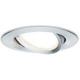 PAULMANN Nova Set ugradbenih LED svjetiljki Nova (6,5 W, Srebrna, 3 Kom., Topla bijela, Promjer: 8,4 cm) | shoptok.hr