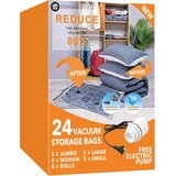 GONGSHI Komplet 24 vakuumskih vreč z električno črpalko | Shoptok.si