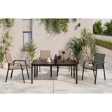 Ambia Garden VRTNA MIZA kovina, kamen temno siva | Shoptok.si