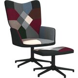  Stolica za opuštanje s osloncem za noge patchwork od tkanine | shoptok.hr