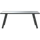  Vrtni stolić za kavu crni 90 x 45 x 35 cm čelik obložen prahom | Eponuda.com