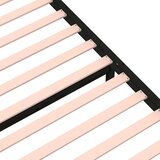  Okvir za krevet crni od masivnog drva 90 x 190 cm mali | shoptok.hr