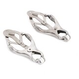 Kiotos Clover Nipple Clamps Silver Cene
