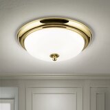Orion plafonska svetiljka empira, 2x E27/40W, 230V, prečnik 35,5 cm, zlatna | Eponuda.com