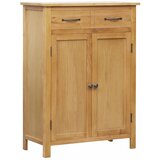 vidaXL Omarica za čevlje 76x37x105 cm trdna hrastovina Cene