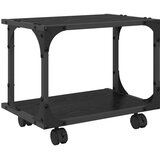 vidaXL Držač za printer Crni hrast 41 x 28 x 33.5 cm Konstruirano drvo | shoptok.hr