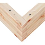  Vrtno cvetlično korito 60x60x23 cm trdna borovina | Shoptok.si