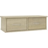 Maison Chic Stenska polica - Viseča Polica s predali sonoma hrast 60x26x18,5 cm, (21793529) Cene