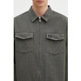 Fred Perry Pamučna košulja- jakna boja: zelena, za prijelazno razdoblje, M9833.638 | shoptok.hr