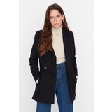 Trendyol Black Button Closure Cachet Coat | shoptok.hr