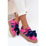 Boto Women's Sneakers With Velvet Bow Fuchsia Ashlyn | shoptok.hr
