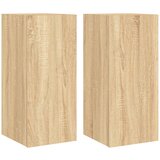 vidaXL Stenske TV omarice z LED 2 kosa sonoma hrast 30,5x35x70 cm, (20988857) Cene