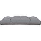 Blazina za kavč iz palet 120x80x12 cm sivo blago, (20623205) | Shoptok.si