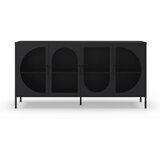 Marckeric Crna komoda 160x90 cm Tayra – Cijene
