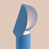 Thoro Svetlo modra aluminijasta LED namizna svetilka (višina 15 cm) BISCUIT – | Shoptok.si