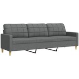 vidaXL Trosed temno siv 180 cm blago, (21256001) Cene
