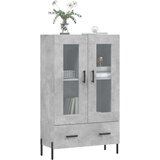  Visoka komoda boja betona 69 5 x 31 x 115 cm konstruirano drvo | shoptok.hr