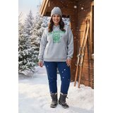 Trendyol Ženski duks Tbbaw26Ao00016, Sivi Cene