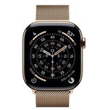 Apple watch S11 cellular 46mm gold titanium case with gold milanese loop - s/m (mfd74rk/a) Cene