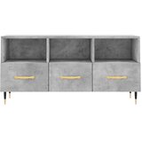 TV ormarić boja betona 102 x 36 x 50 cm od konstruiranog drva | shoptok.hr