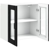  Zidni stakleni ormarić LUCCA Crni hrast 60 x 31 x 60 cm | Eponuda.ba