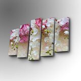 Wallity 5PUC-116 multicolor decorative canvas painting (5 pieces) Cene