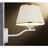 Jupiter 2086 - zidna lampa samba 1xE27/15W/230V bela/zlatna | Eponuda.com