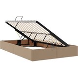  Krevet s prostorom za pohranu s LED-om Kapućino 120 x 200 cm | shoptok.hr