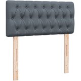  box spring s madracem tamnosivi za 1 osobu baršunasti | shoptok.hr