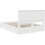  Krevet s od storage Bijelo 140 x 200 cm Konstruirano drvo | shoptok.hr