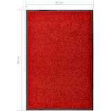  Otirač perivi crveni 60 x 90 cm | shoptok.hr