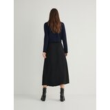 Reserved - Suknja s plisiranim detaljem - crno | shoptok.hr