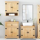 3-dijelni set kupaonskog namještaja Corona masivna borovina | shoptok.hr