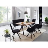Cantus STOL, kovina, tekstil antracit, črna | Shoptok.si
