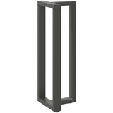  Noge za barsko mizo v obliki črke T 2 kosa antracit 40x35x(110-111) cm jeklo | Shoptok.si