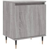  Noćni ormarić siva boja hrasta 40x30x50 cm konstruirano drvo | shoptok.hr